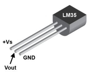 Sensor de temperatura LM 35