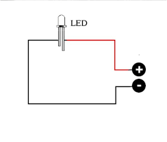 Exemplo circuito com LED